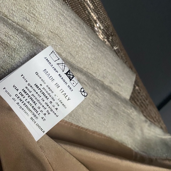 Gold Sequins Blazer - Picture 4 of 4